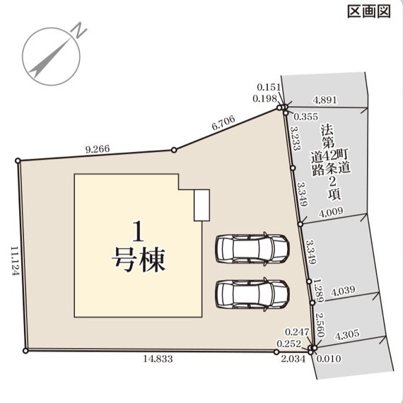 リーブルガーデン益城町小池の区画図