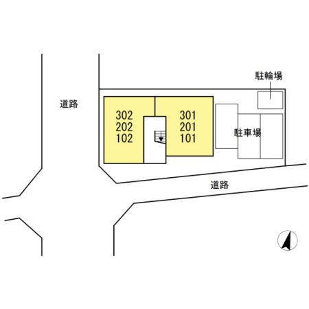 エクラシエールの区画図