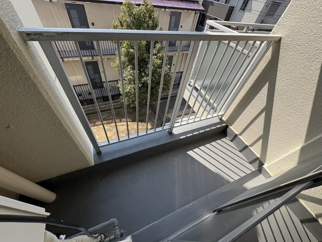 霞ヶ丘レジデンスのバルコニー