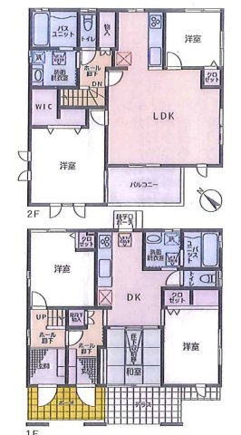 【間取り】 | 鶴ヶ島市藤金　中古戸建