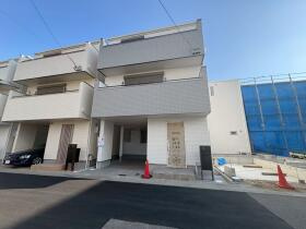 長田区松野通３丁目　３号地　新築戸建ての前面道路含む現地写真|前面道路含む現地写真です