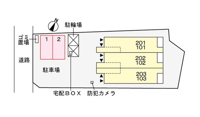 メゾン ド 和のその他|配置図です！