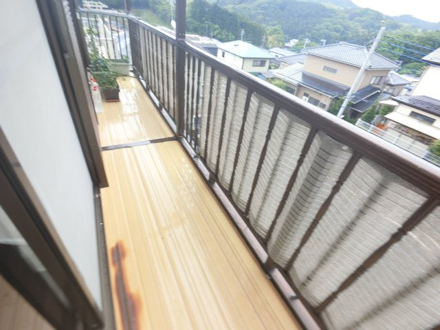 中古戸建　愛甲郡清川村煤ヶ谷のバルコニー