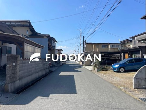 山形市花楯4期【新築建売】の前面道路含む現地写真|前面道路になります。