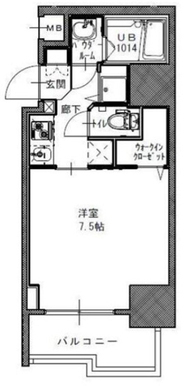 【間取り】 | S-RESIDENCE谷町五丁目