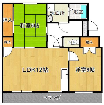 高嶋コーポ【キャッシュバック対象物件】の間取り