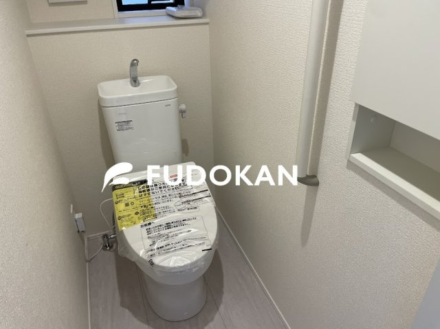 山形市花楯4期【新築建売】のトイレ|節水タイプのトイレは水道代の節約に繋がります。