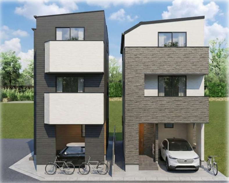 神戸市垂水区星陵台1丁目の外観パース