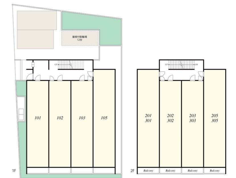 リブリ・ゆうやⅥの区画図