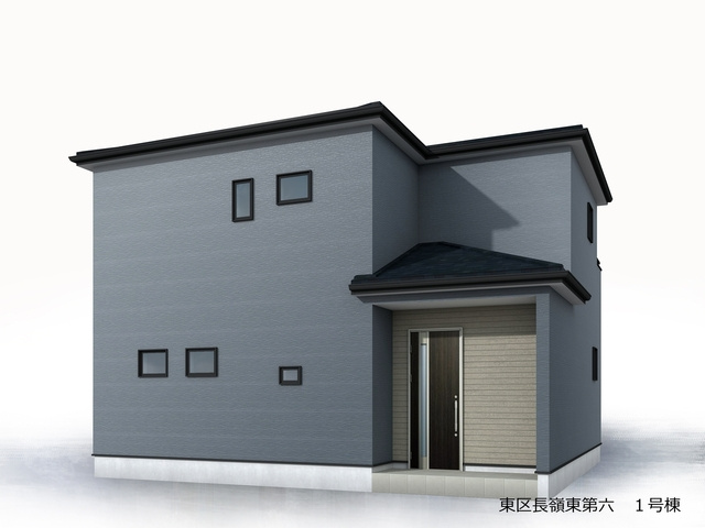 リーブルガーデン熊本市東区長嶺東第六の外観パース