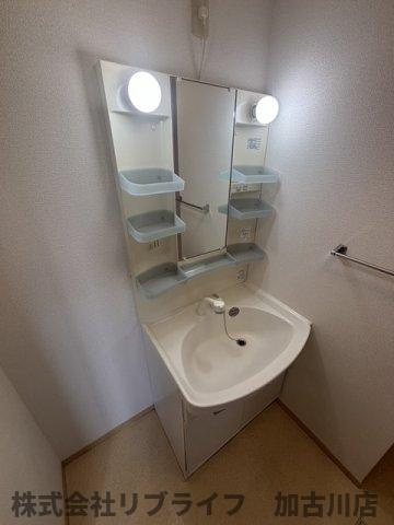 クレールヴィレッジ　A棟の洗面所