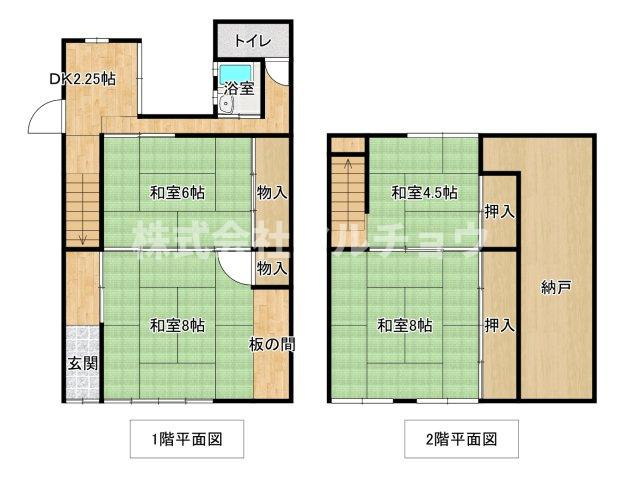 印南戸建ての間取り