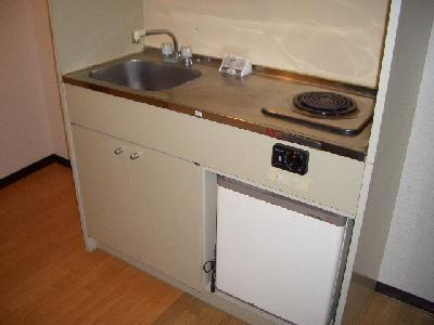 ＴＲＩＭ船橋のキッチン|１口ＩＨコンロ