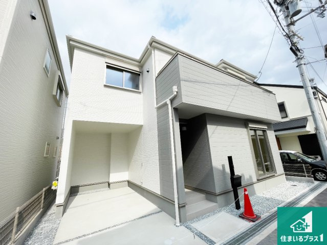 尼崎市大島　新築一戸建ての外観|安心の10年保証！外観を美しく保ち、雨水で汚れを落とします！気になることがありましたら、お気軽にお問い合わせください！