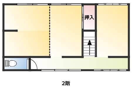 大田原市貸店舗の間取り