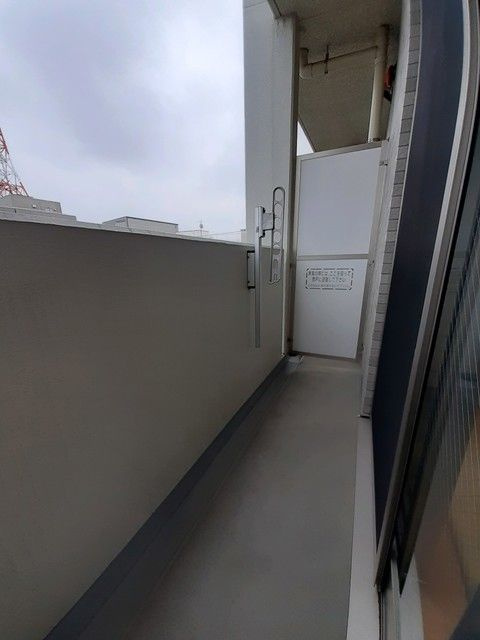 コーラル　ブルーのバルコニー