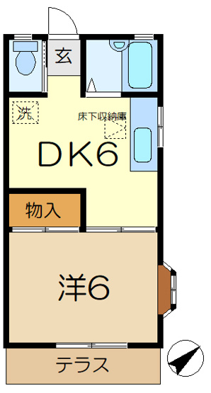 【間取り】 | ロイヤルハイム吉原