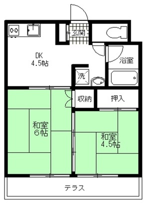 パレットハウスの間取り