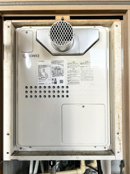 【平面駐車場1台＋来客用駐車場完備】サントノーレ北御座　中古マンションの設備|給湯器が設置されており、日々の生活も快適♪追い焚き機能にも対応しています！