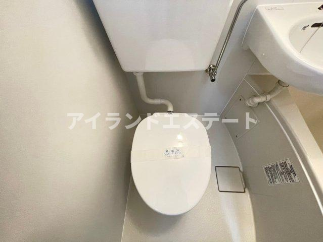 シャーロットタウン　敷金0　礼金0　駅近　のトイレ|※別号室参考写真