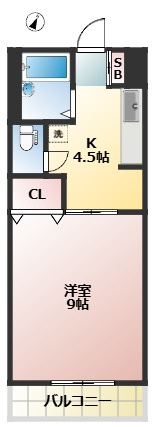リポーズセイホー　礼金0　宅配BOX　陽当たり良好の間取り