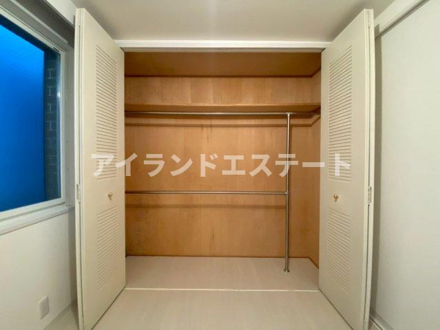 CLUB　LANAI　MEDITERRANEAN　角部屋　通風良好の収納