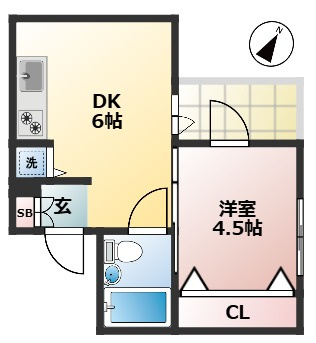 CLUB　LANAI　MEDITERRANEAN　角部屋　通風良好の間取り