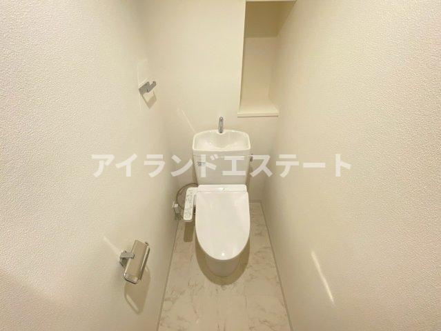 SOCIETY KAKINOKIZAKA ANNEX　敷地内駐車場有　オートロック　ファミリー向けのトイレ