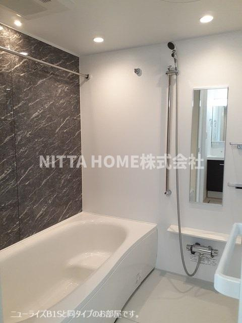 ベル・エクラⅠの浴室|【完成イメージ図】浴室１坪以上のバスルーム付きです◎