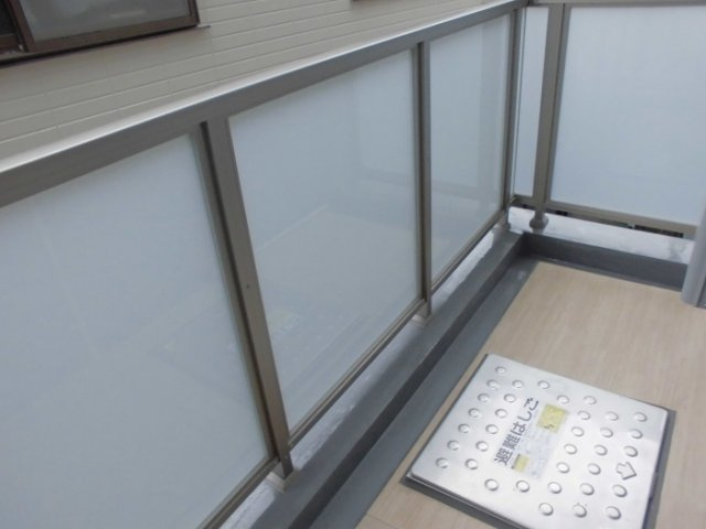 ラピス曳舟のバルコニー