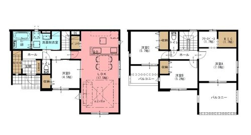 東根市羽入東【新築建売】の間取り|間取り図