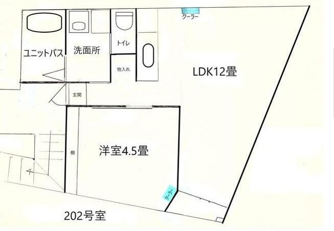 【間取り】 | 高知市本町１丁目 | 202