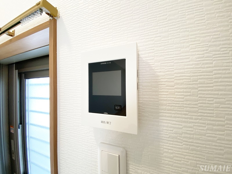 ハレレアのセキュリティ|モニター付きインターホンです☆