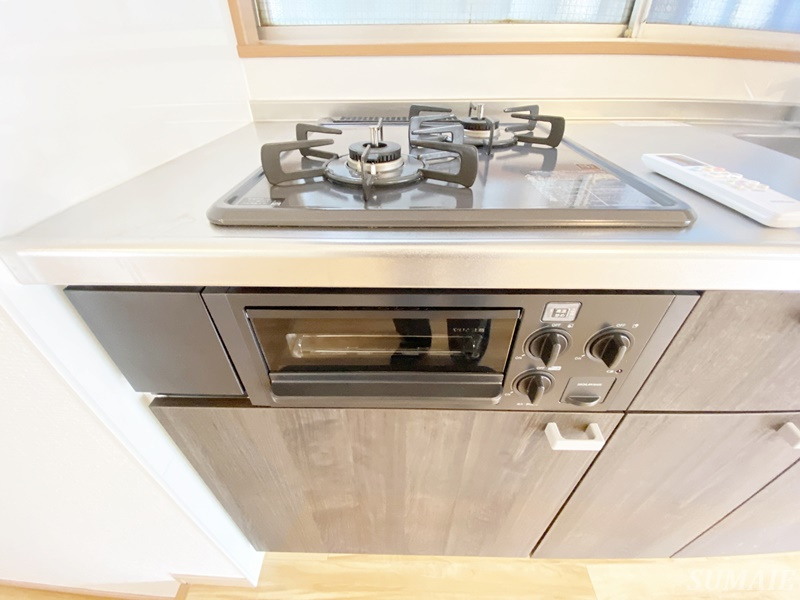 ハレレアのキッチン|キッチングリル付きです☆