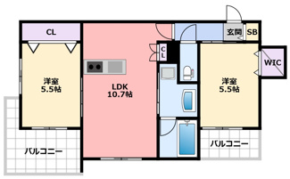 【間取り】 | WING　TOWA　MAISON