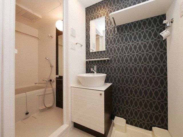 エスリード難波ザ・ゲートの独立洗面台