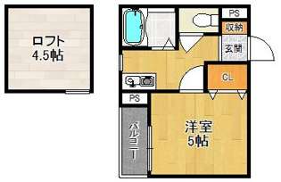 アグレアーブル塚口の間取り