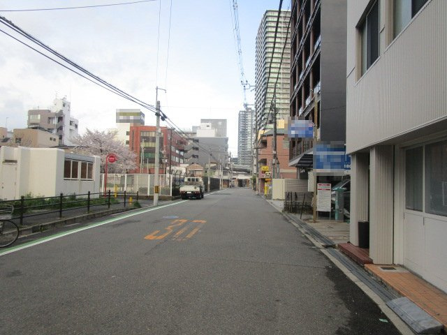 大阪市浪速区日本橋西２丁目のビルの周辺