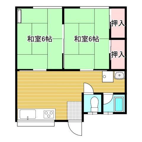 石崎コーポの間取り