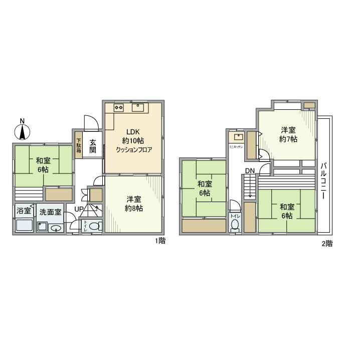 武蔵台戸建の間取り