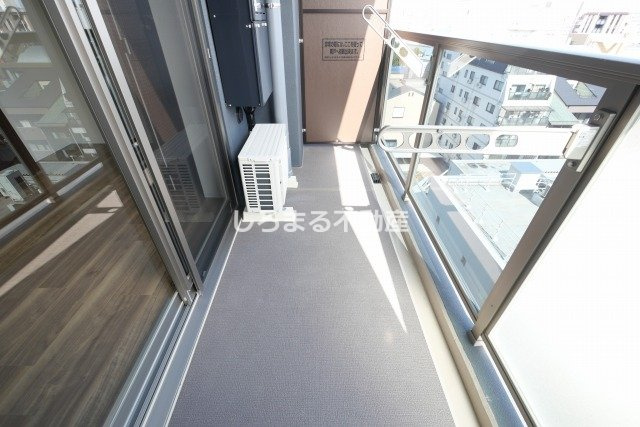 ヴィーナス今里のバルコニー