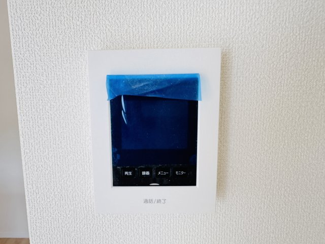 松戸市八ケ崎６丁目新築戸建【八ヶ崎小学校:6分】のセキュリティ|来客時も安心のTVモニター付きインターフォン
