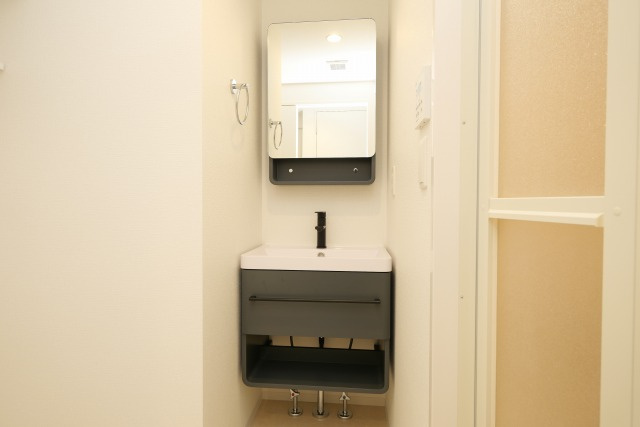 セレニテ新大阪グランデシュッドの独立洗面台