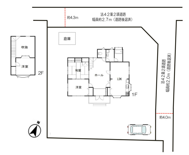 【間取り】 | 鶴ヶ島市下新田　中古戸建