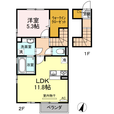 【間取り】 | アールグレイA