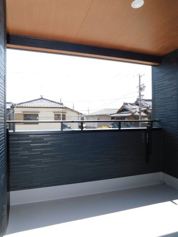 海部郡蟹江町八幡１丁目の新築一戸建のバルコニー|◇バルコニー◇　　急な天候の変化でも安心なインナーバルコニー♪　