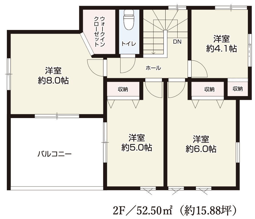 【仲介手数料無料】所沢市牛沼　５期　全１棟　所沢市の新築住宅なら西武ハウジングの間取り