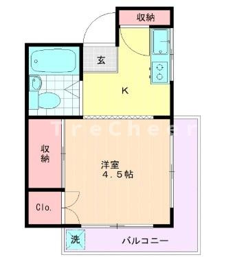 パレス関の間取り