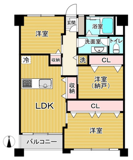 【間取り】 | 愛宕団地