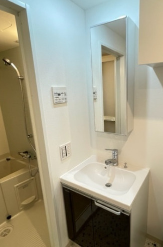 ＧＥＮＯＶＩＡ両国Ⅵ　ｇｒｅｅｎ　ｖｅｉｌの洗面所